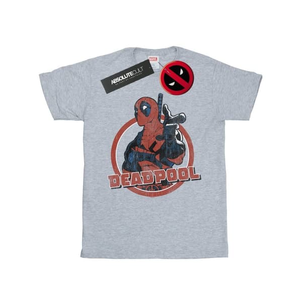 Marvel T-shirt med pistolfinger för herrar - Deadpool
