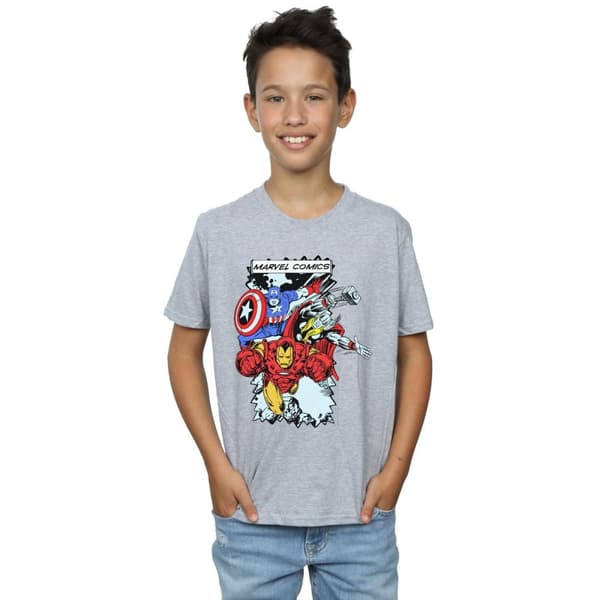Marvel T-shirt med seriefigurer för pojkar