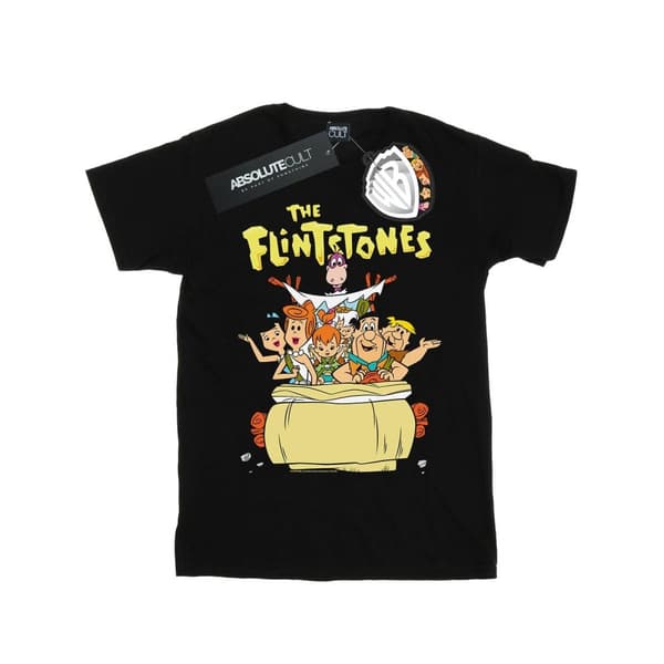 The Flintstones Womens/Ladies The The Ride Cotton Boyfriend T-Shirt