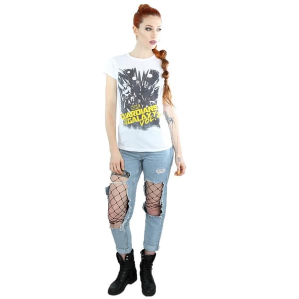 Marvel Dam/Tjej Guardians Of The Galaxy Comic T-shirt i bomull