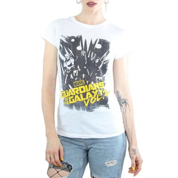 Marvel Dam/Tjej Guardians Of The Galaxy Comic T-shirt i bomull