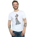 Miniatyrbild 2 av 3: Disney Lady And The Tramp - T-shirt med spaghettihjärta för herrar