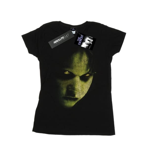 The Exorcist Regan Face - bomulls-T-shirt för damer/damer Black XXL