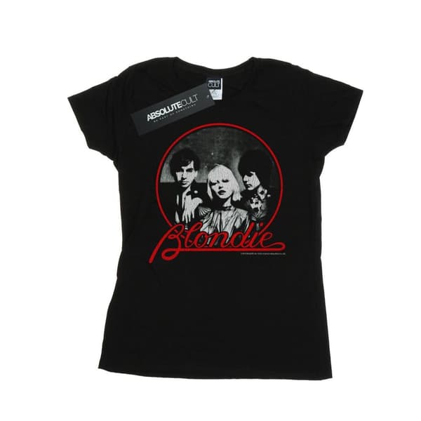 Blondie Womens/Ladies Distressed Circle Cotton T-Shirt