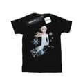 Miniatyrbillede 1 af 3: Disney Womens/Ladies Frozen 2 Elsa Nokk Silhouette Cotton Boyfriend T-Shirt