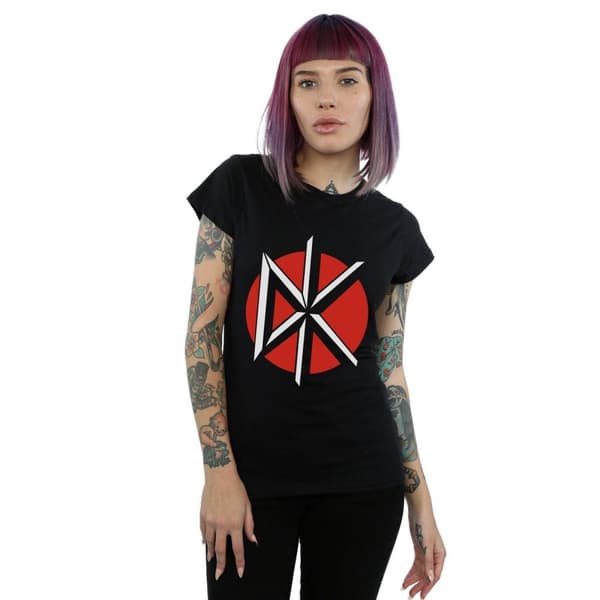 Dead Kennedys Kvinnor/Damer Classic Logo Cotton T-Shirt med klassisk logotyp