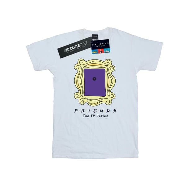 Friends Womens/Ladies Door Peephole Cotton Boyfriend T-Shirt