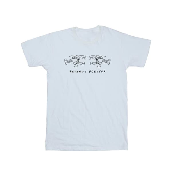 Friends Girls Lobster Logo Cotton T-Shirt