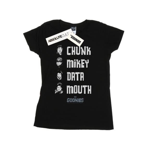 The Goonies Dam/Herr T-shirt i bomull med namnlista