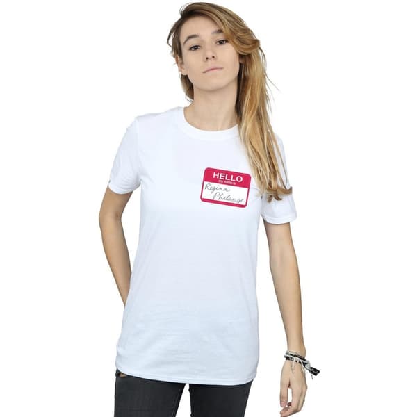 Friends Womens/Ladies Regina Phalange Name Tag Cotton Boyfriend T-Shirt