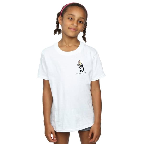 Friends T-shirt i bomull med brösttryck från Marcel