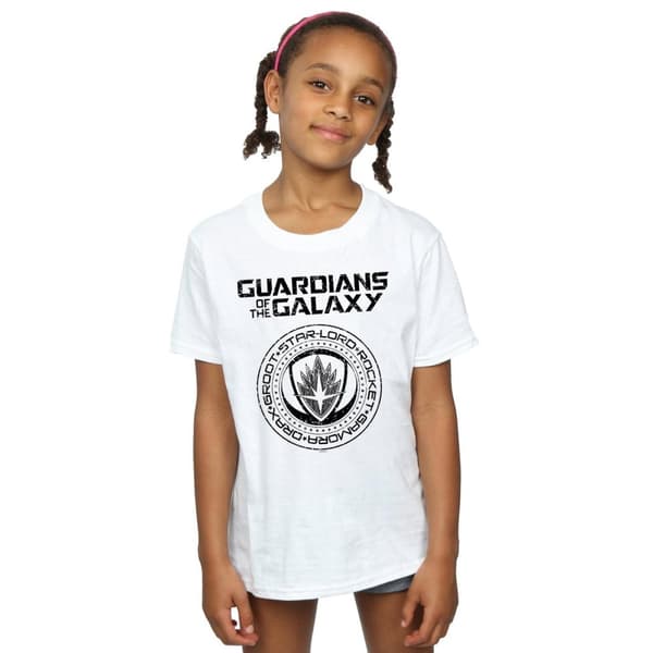 Marvel Girls Guardians Of The Galaxy Vol. 2 Distressed Seal Cotton T-Shirt