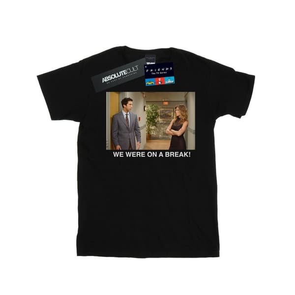 Friends Girls We Were On A Break T-shirt i bomull för korridoren