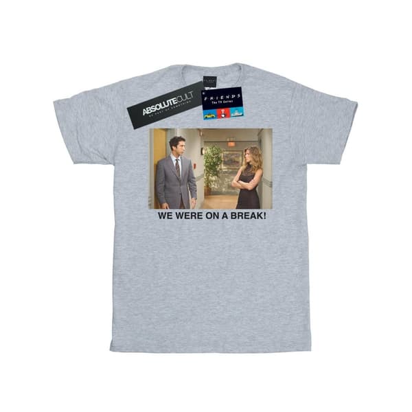 Friends Girls We Were On A Break T-shirt i bomull för korridoren