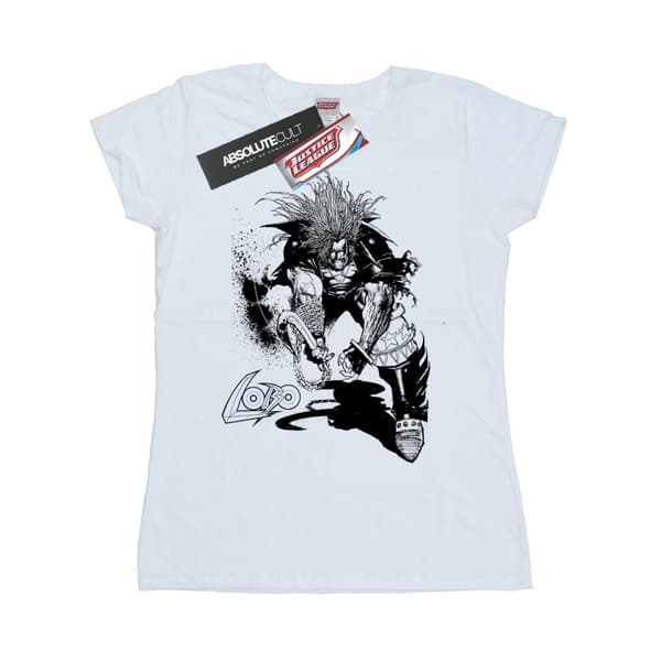DC Comics Womens/Ladies Lobo Sketch Cotton T-Shirt