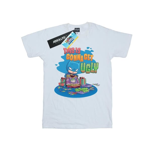 DC Comics Mens Super Friends Batman Joker Christmas Jumper T-Shirt