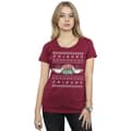 Miniatyrbild 2 av 3: Friends Dam/Tjej Fair Isle Central Perk T-shirt i bomull