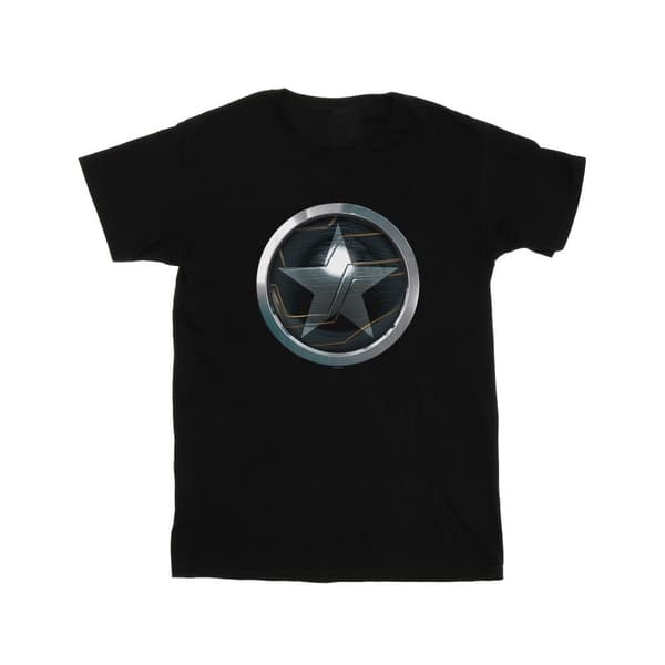 Marvel T-shirt i bomull med bröststjärna för flickor - The Falcon And The Winter Soldier