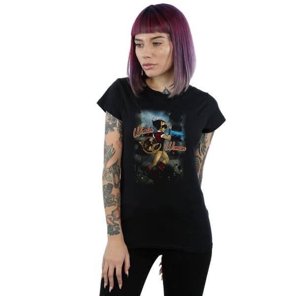 DC Comics Womens/Ladies Wonder Woman Bombshell Cover Cotton T-Shirt
