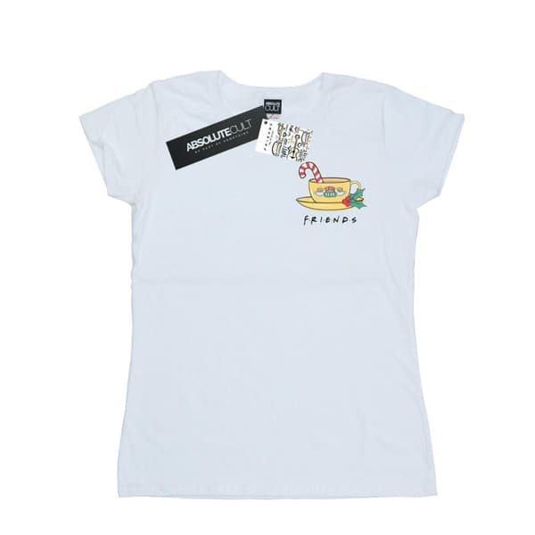 Friends Womens/Ladies Christmas Coffee Mug Breast Print Cotton T-Shirt