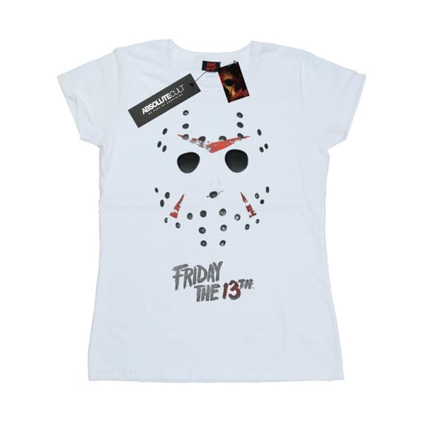 Friday 13th Womens/Ladies Jason Hockey Mask Cotton T-Shirt