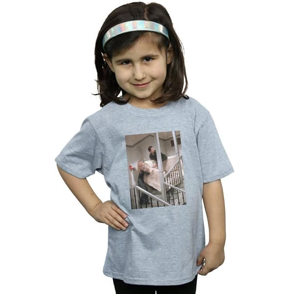 Friends T-shirt i bomull med foto - Soffa och trappor för flickor
