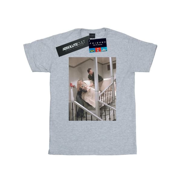 Friends T-shirt i bomull med foto - Soffa och trappor för flickor