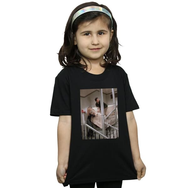 Friends T-shirt i bomull med foto - Soffa och trappor för flickor