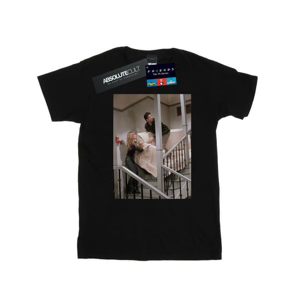 Friends T-shirt i bomull med foto - Soffa och trappor för flickor