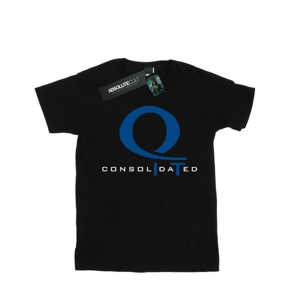 DC Comics T-shirt i bomull med Arrow Queen-konsoliderad logotyp för flickor