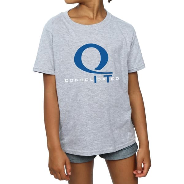 DC Comics T-shirt i bomull med Arrow Queen-konsoliderad logotyp för flickor