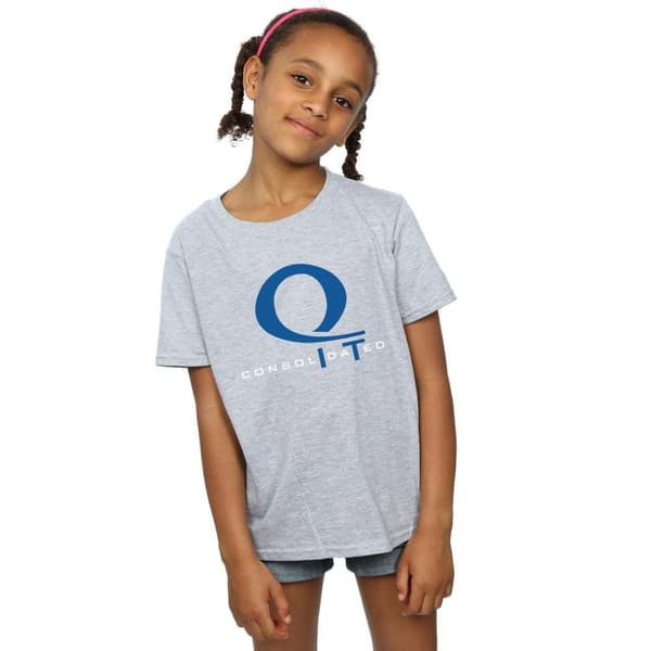 DC Comics T-shirt i bomull med Arrow Queen-konsoliderad logotyp för flickor