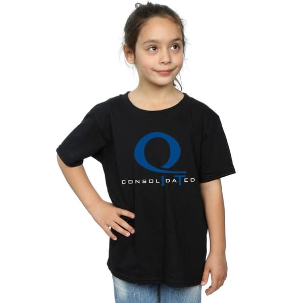 DC Comics T-shirt i bomull med Arrow Queen-konsoliderad logotyp för flickor