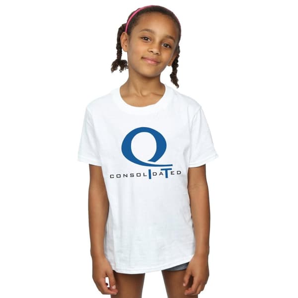 DC Comics T-shirt i bomull med Arrow Queen-konsoliderad logotyp för flickor