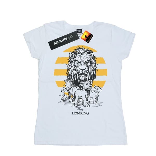 Disney Womens/Ladies The Lion King Movie Group Cotton T-Shirt