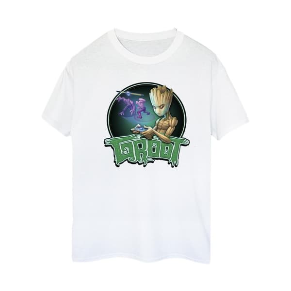 Marvel Dam/Tjej Guardians Of The Galaxy Groot Gaming Ring Bomull Boyfriend T-shirt