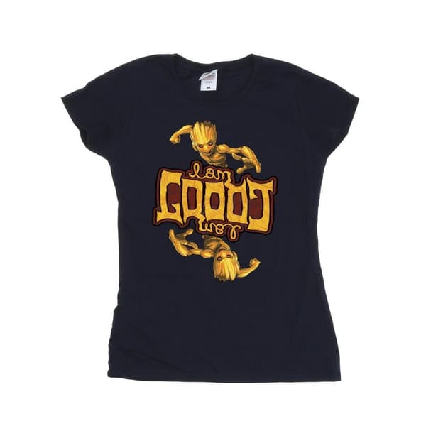 Marvel Dam/Tjej Guardians Of The Galaxy Groot Inverted T-shirt i bomull