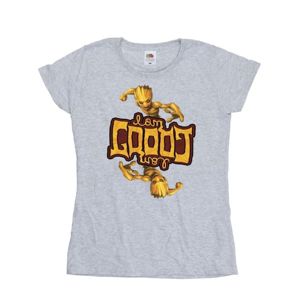 Marvel Dam/Tjej Guardians Of The Galaxy Groot Inverted T-shirt i bomull