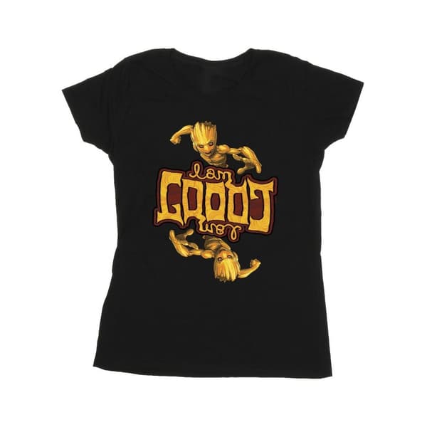 Marvel Dam/Tjej Guardians Of The Galaxy Groot Inverted T-shirt i bomull