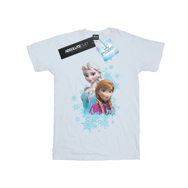 Disney Dam/Lady Frozen Elsa And Anna Sisters Boyfriend T-shirt i bomull