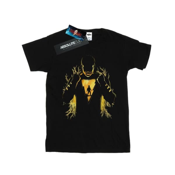 DC Comics Boys Shazam Lightning Silhouette T-Shirt
