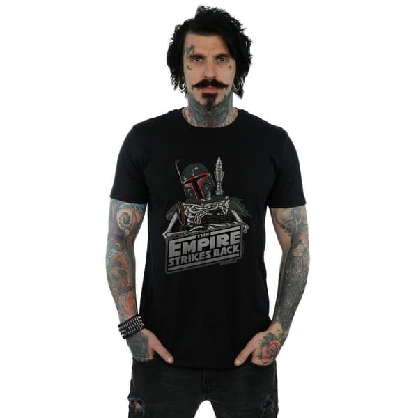 Star Wars Mens Boba Fett Skeleton T-Shirt