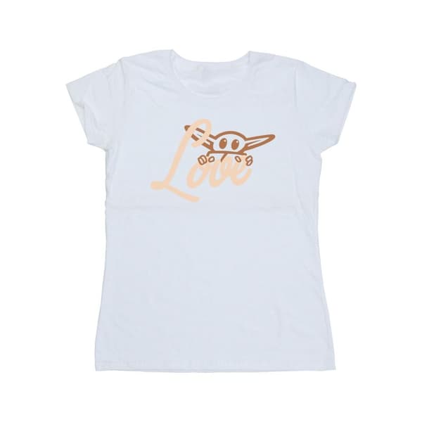 Star Wars Womens/Ladies Grogu Love Cotton T-Shirt