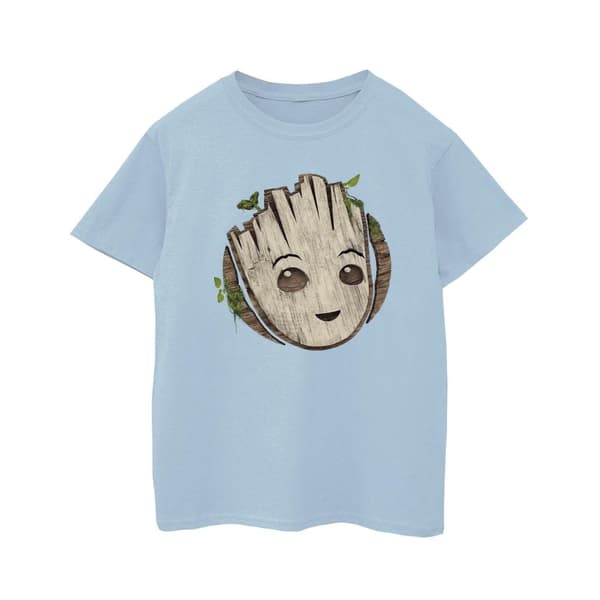 Marvel Pojkar - I Am Groot T-shirt med trähuvud