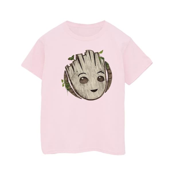 Marvel Pojkar - I Am Groot T-shirt med trähuvud