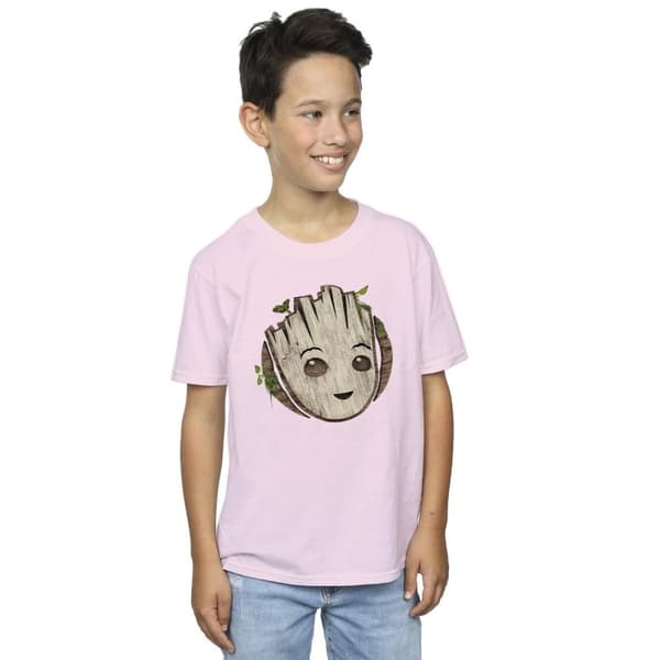 Marvel Pojkar - I Am Groot T-shirt med trähuvud