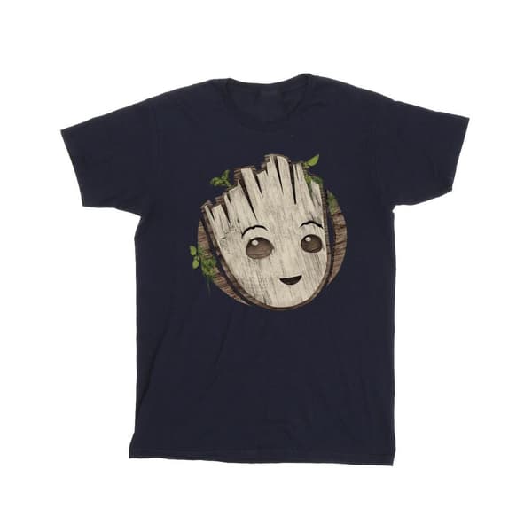 Marvel Pojkar - I Am Groot T-shirt med trähuvud