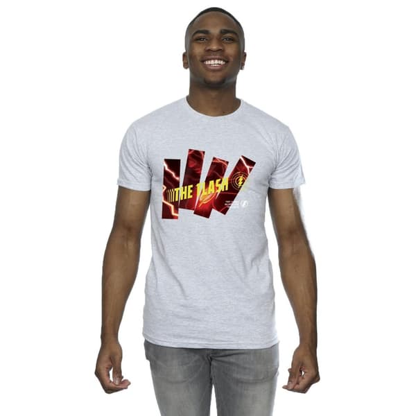 DC Comics Mens The Flash Pillars T-Shirt