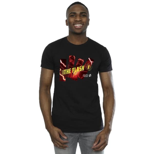 DC Comics Mens The Flash Pillars T-Shirt
