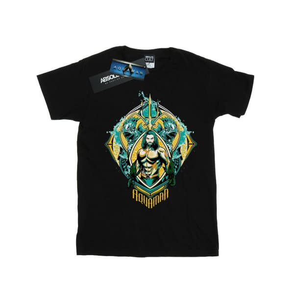 DC Comics Boys Aquaman The Trench Crest T-Shirt